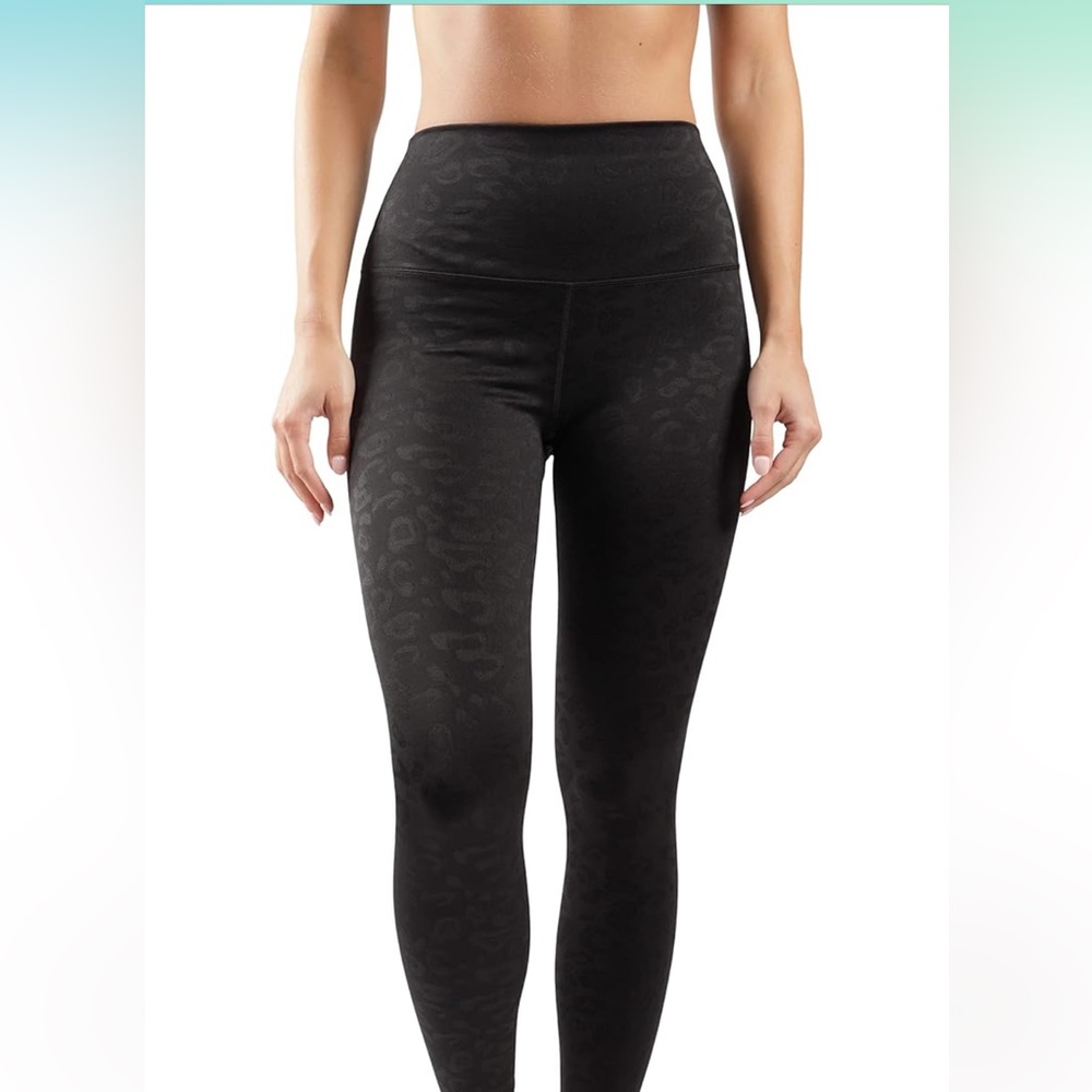 90 degree by Reflex Leopard Jacquard Workout Pant